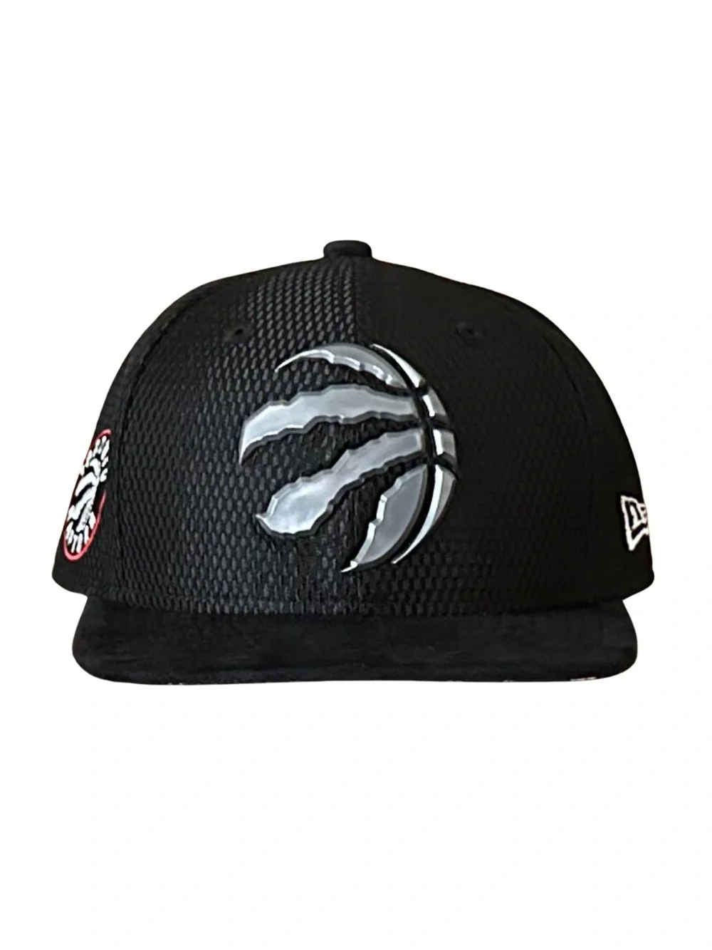 New Era 9FIFTY Toronto Raptors Youth Snapback Hat 2017 NBA On Court Metallic